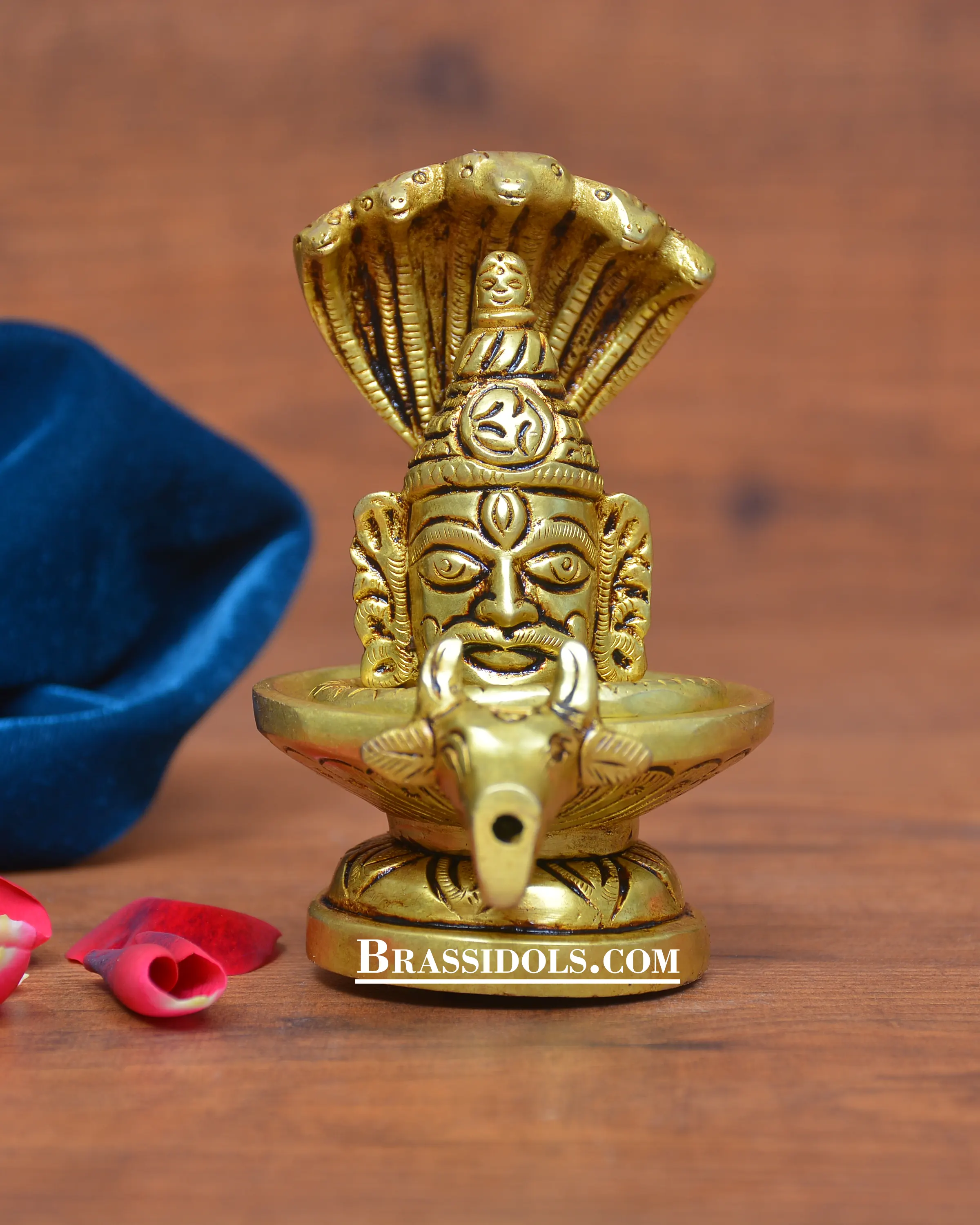 Brass Mahakaal Nandi Shivling