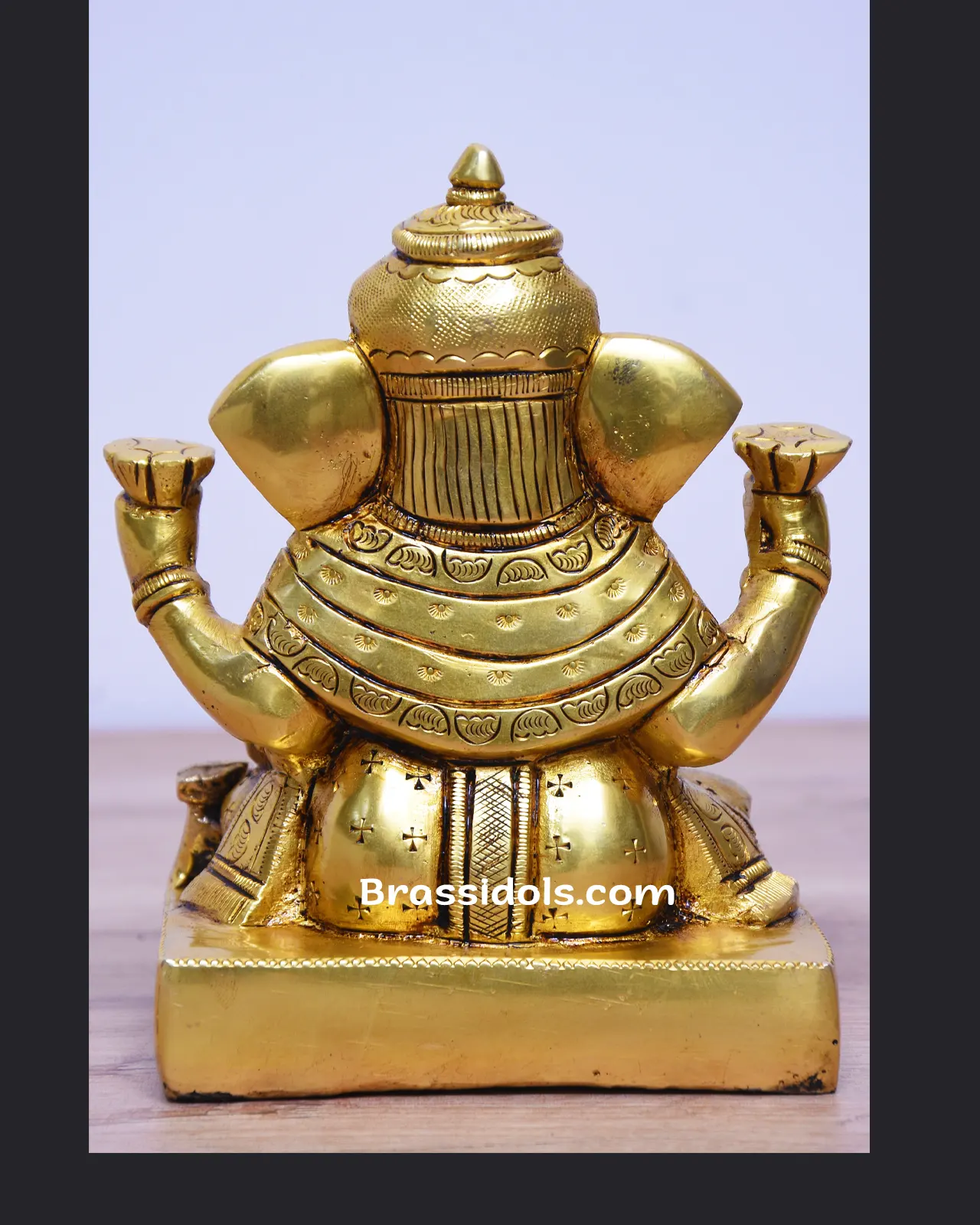 Brass Dagdu Ganesh 5 inches - secondary