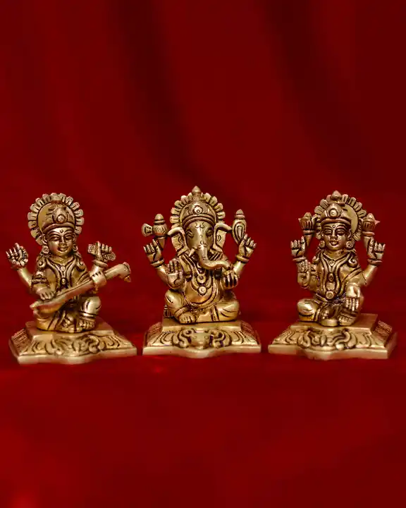 Laxmi Ganesh Saraswati Square Base