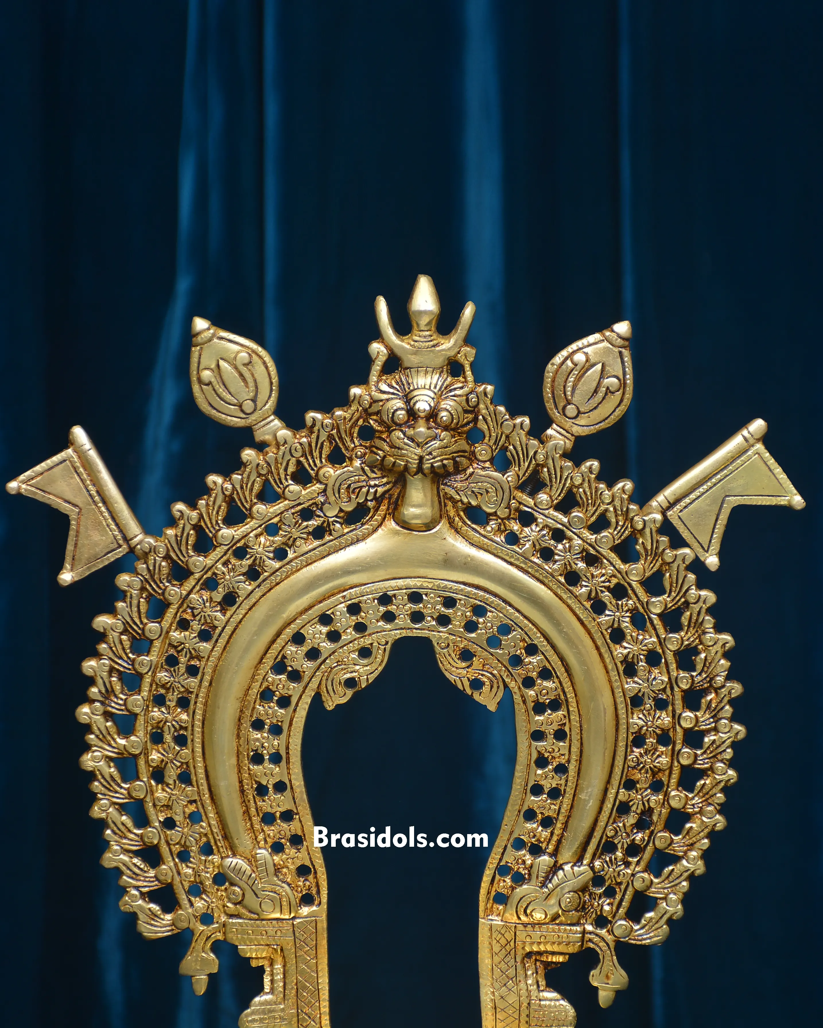 FRAME SINGHASAN WITH FLAGS - secondary