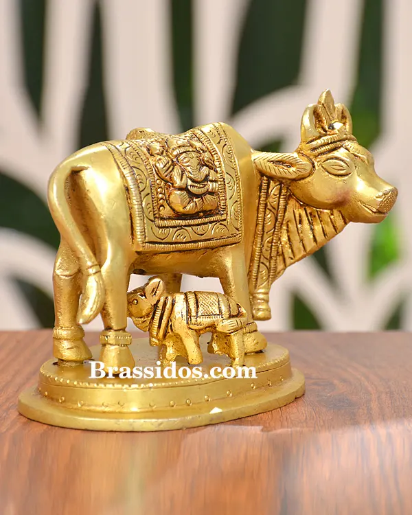 Cow Calf With Ganesh 700gm