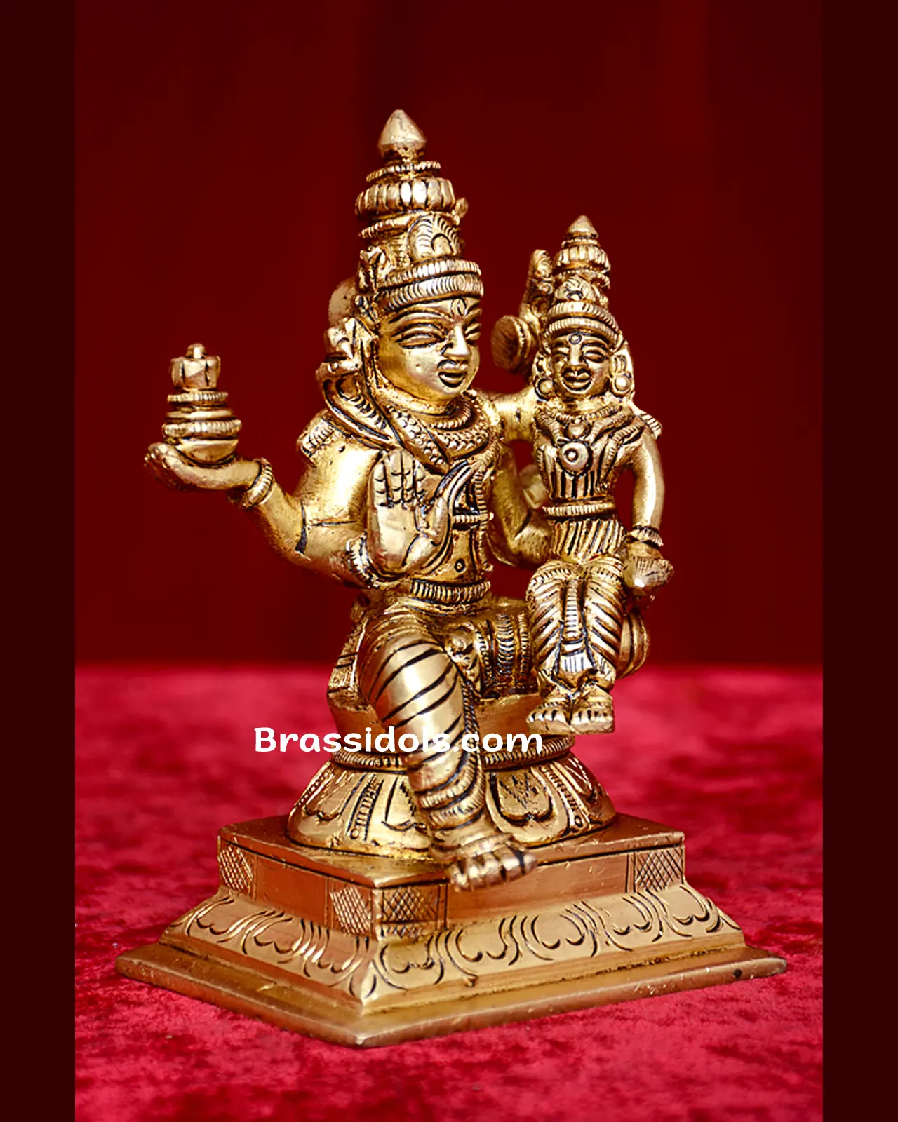 Square Base Shiva Pravati - secondary