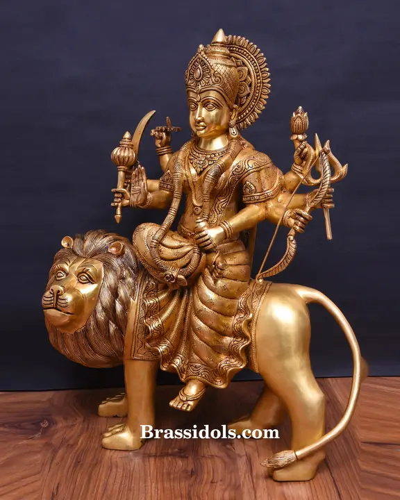 Brass Durga (24 Inch) - secondary