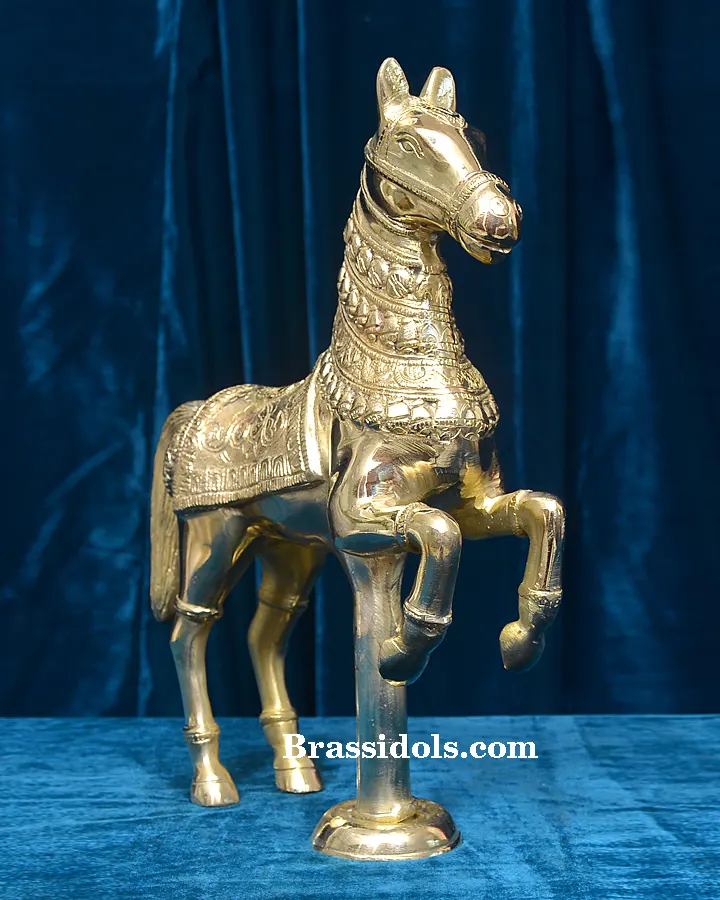 Jumping Horse 4.00 kgBrass Idols