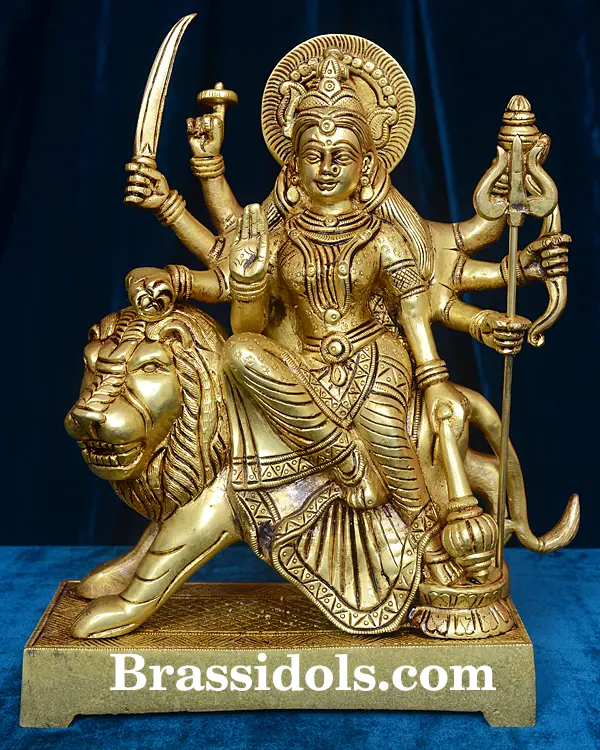 Brass Durga (10 Inch)