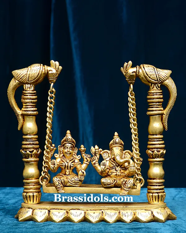 Lakshmi Ganesh With SwingBrass Idols