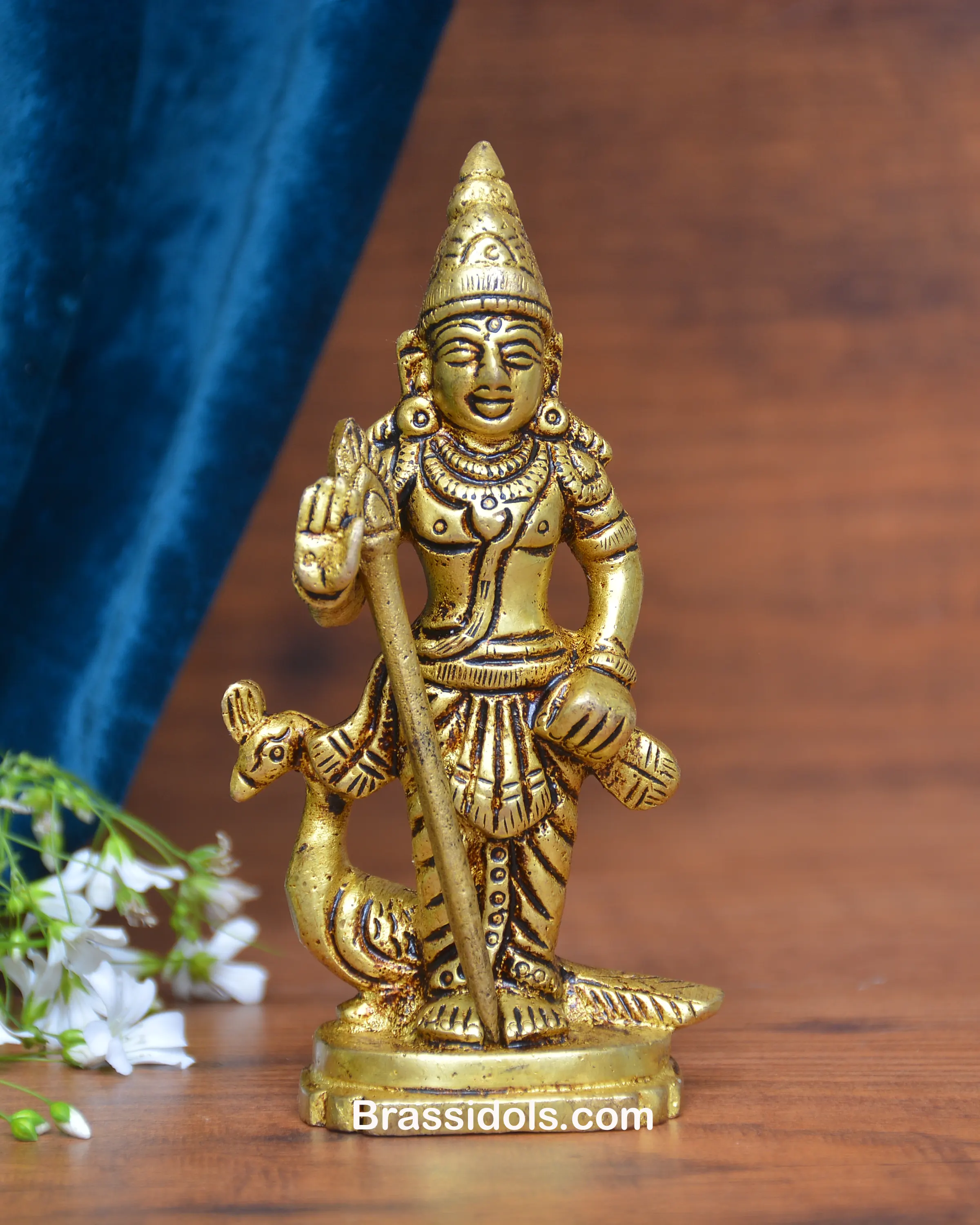 Standing Peacock Murugan vel