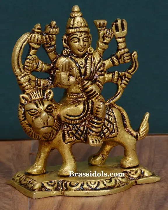 Brass Durga (4 Inch) - secondary
