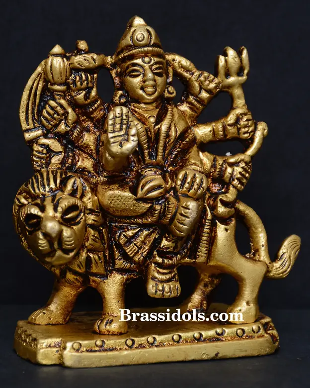 Brass Durga (2.5 Inch) - secondary