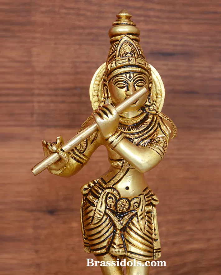 Standing Krishna With Flute - secondary