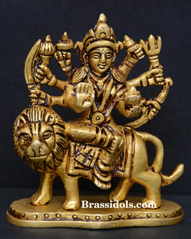 Brass Durga (3.5 Inch) - secondary