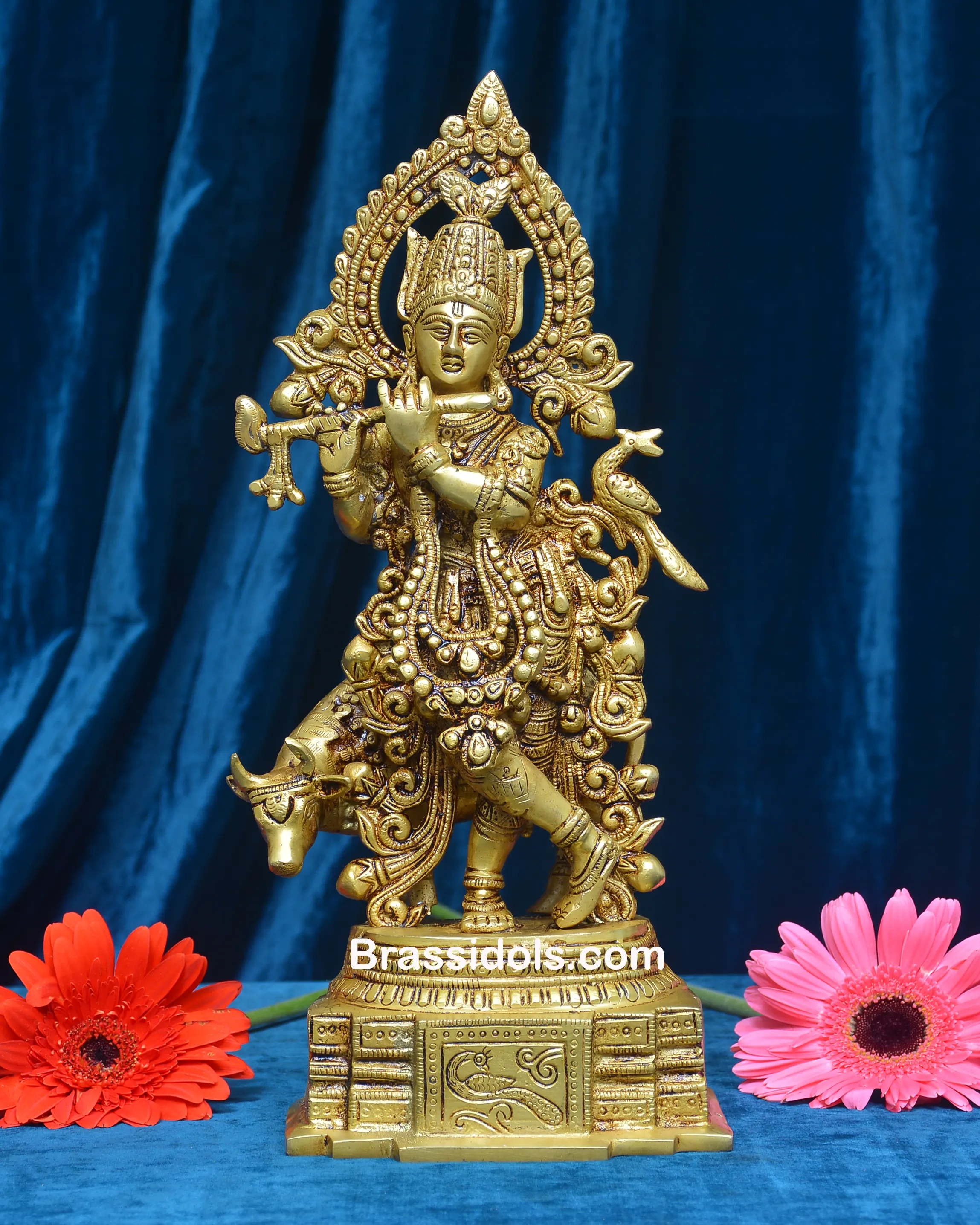 DESIGN STANDING COW KRISHNA IDOLS