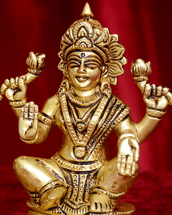 Laxmi Ganesh with pentagun Base - secondary
