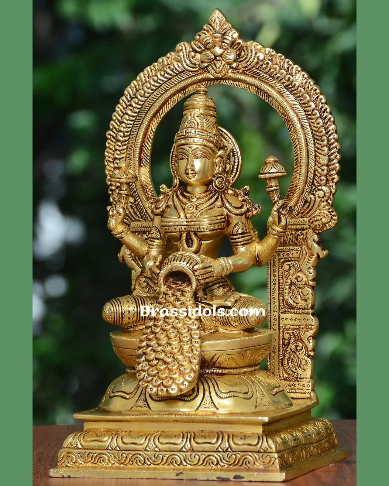 Brass Frame Matka Laxmi - secondary