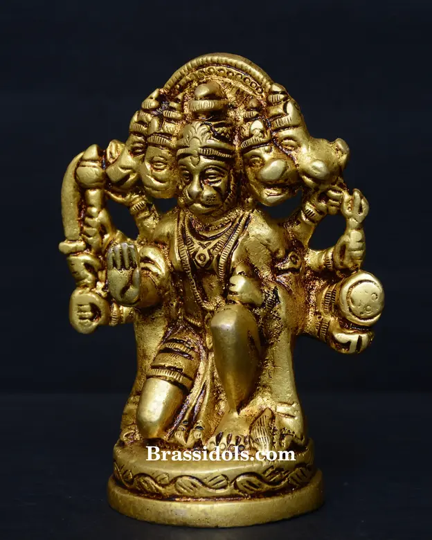 Sitting Panchmuki Hanuman - secondary