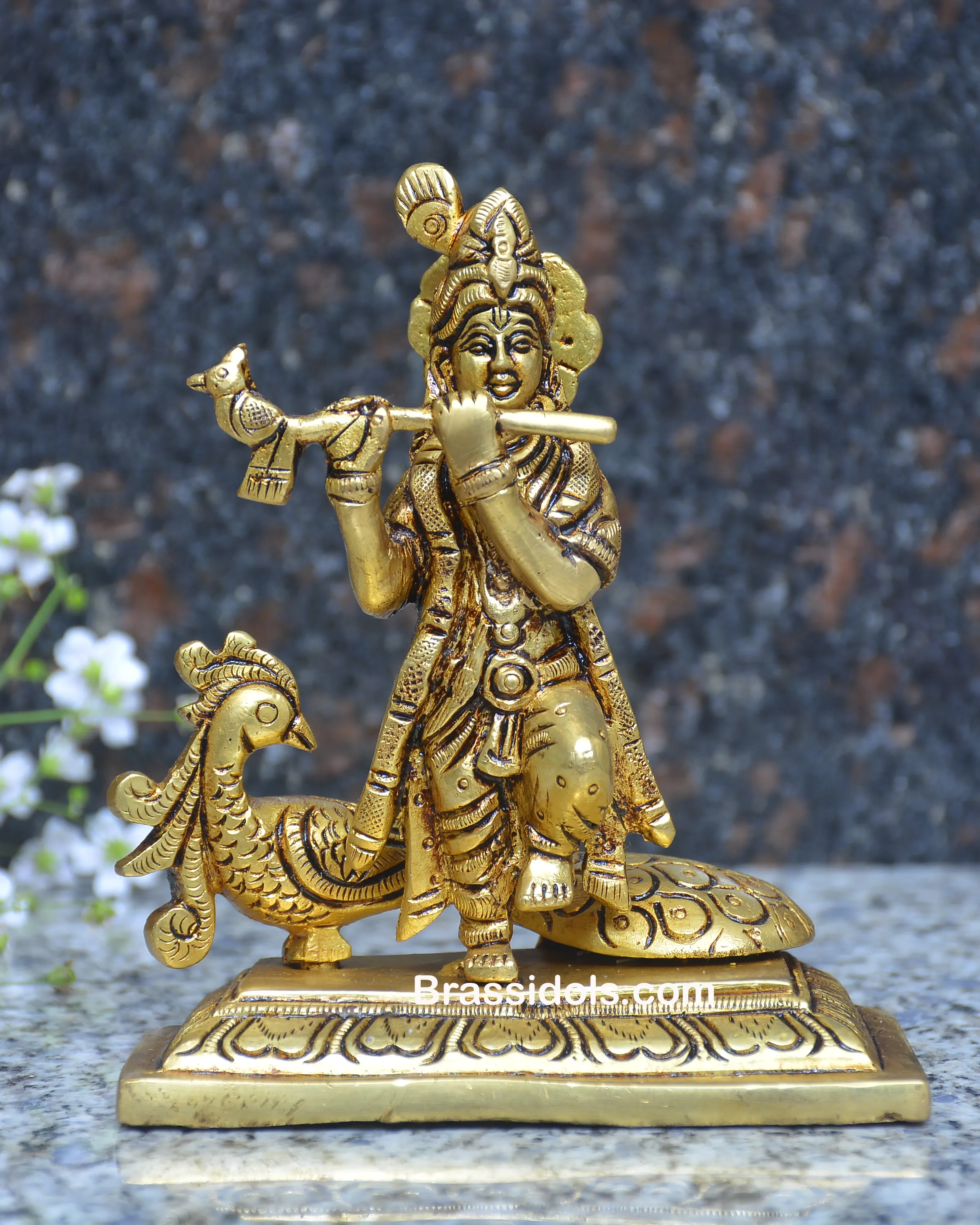 PEACOCK KRISHNA STANDING