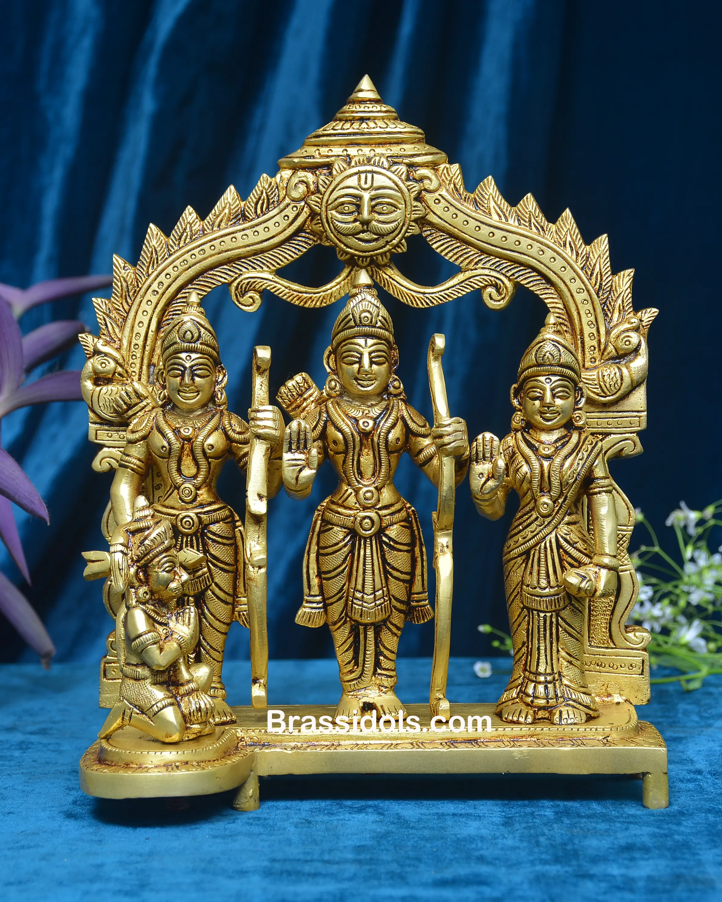 Brass Frame Ram Darbaar 9 inches