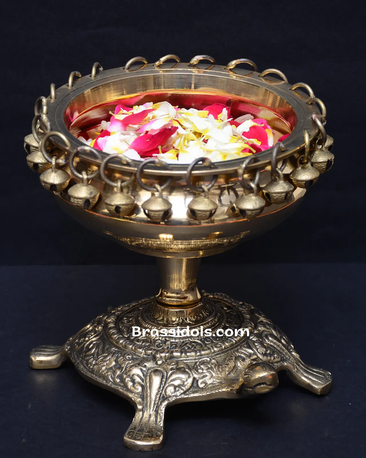 Brass Tortoies Stand Urli