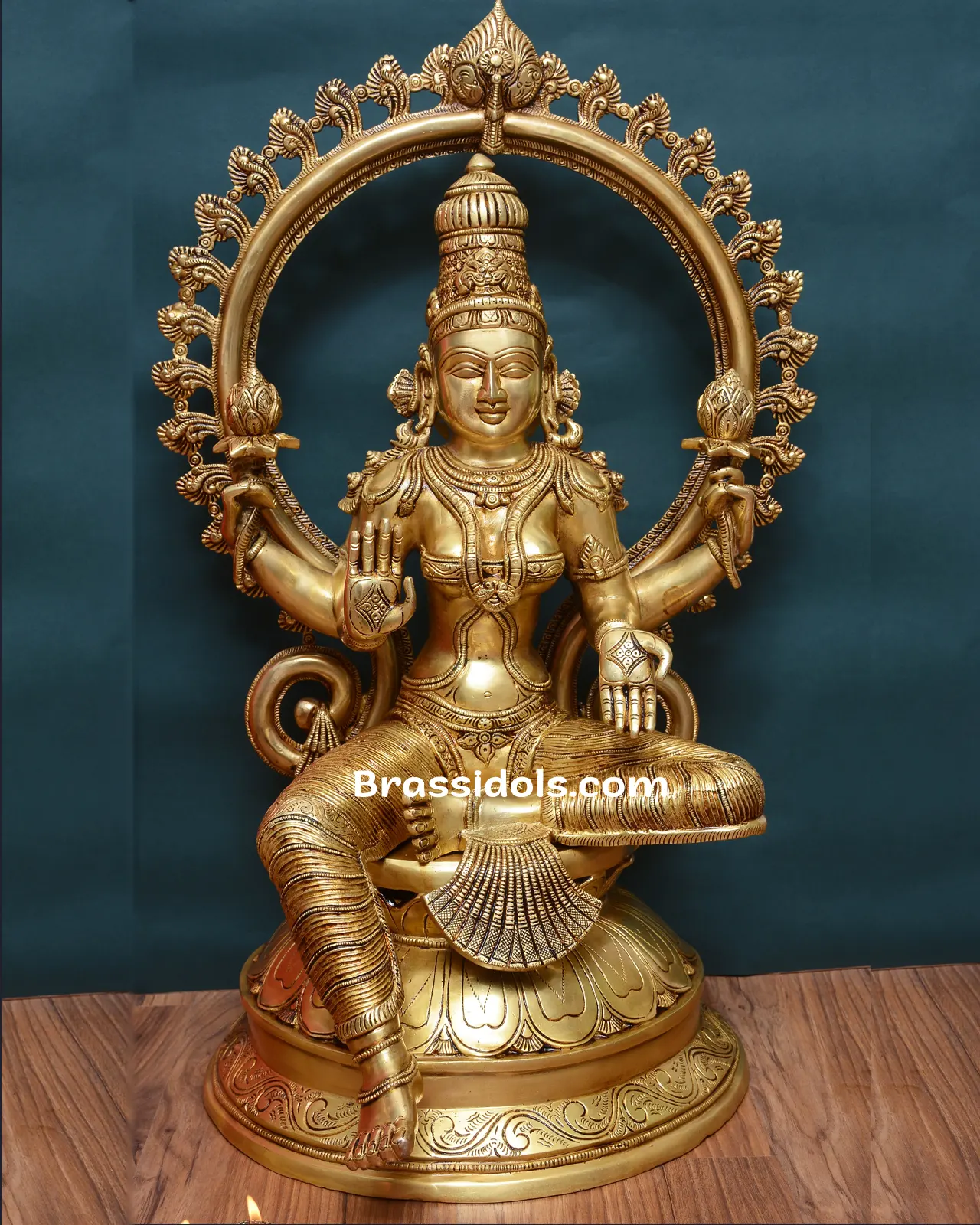 Brass Frame Laxmi