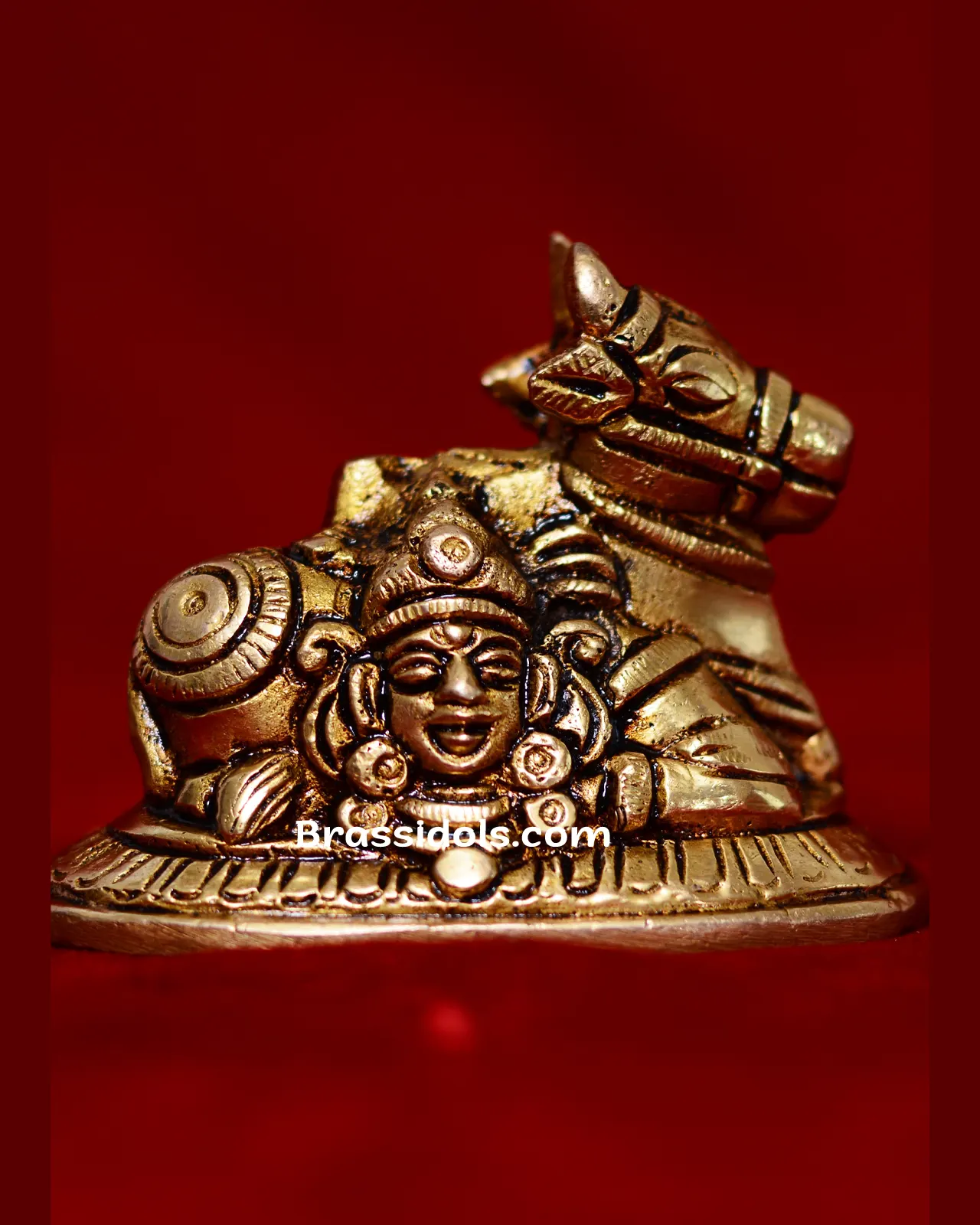 Nandi with Shiva face - secondary