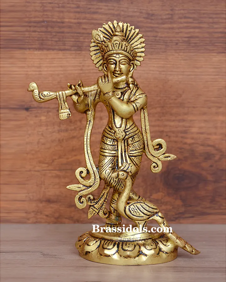 Round Base Krishna