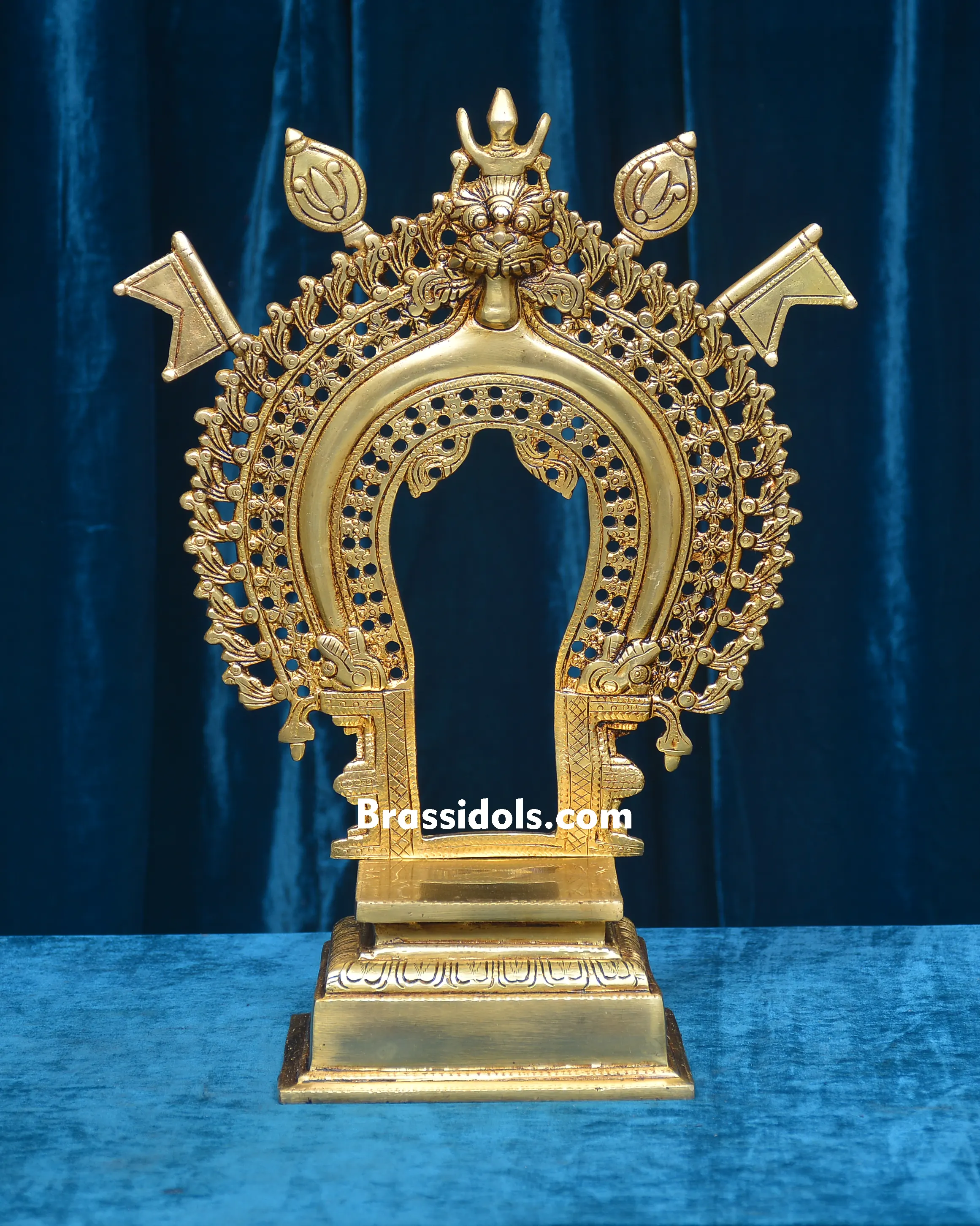 FRAME SINGHASAN WITH FLAGS