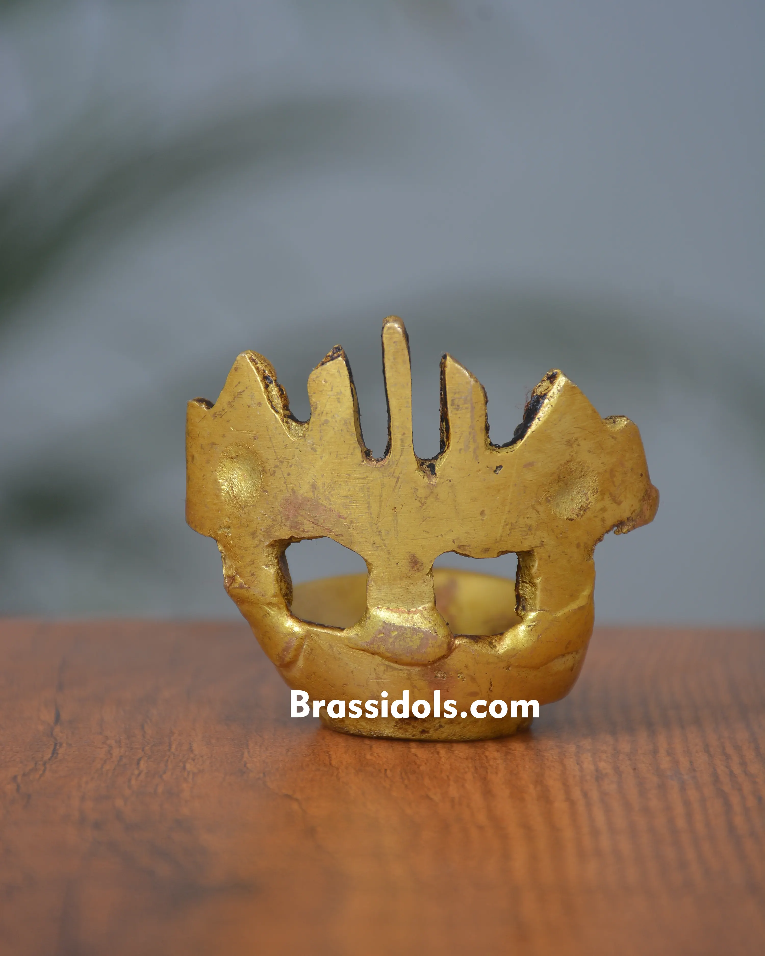 Shanku Chakra Namam Brass Statue - 100 gm - secondary