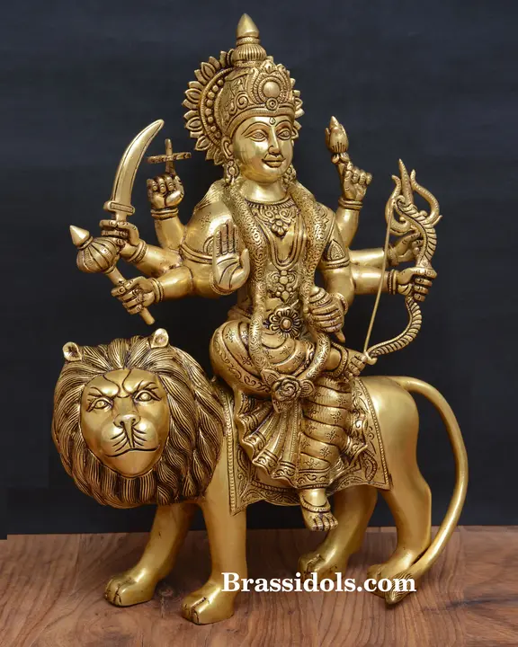 Brass Durga (16 Inch) - secondary