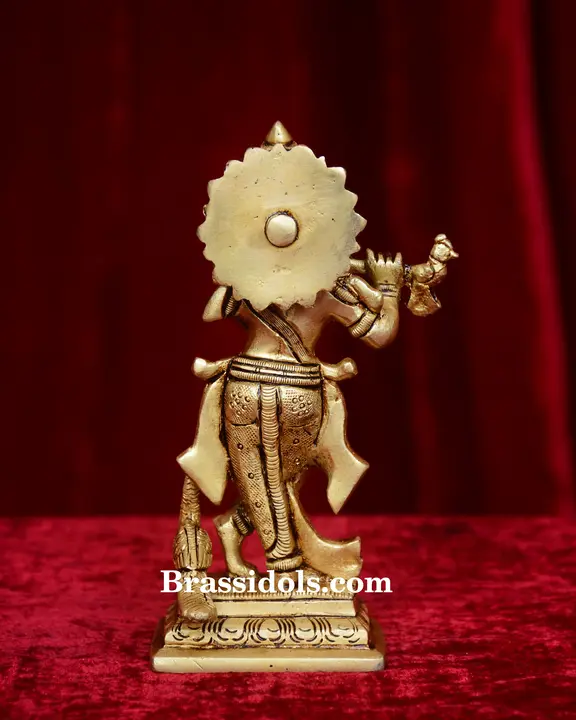 Standing Krishna Square Base - secondary