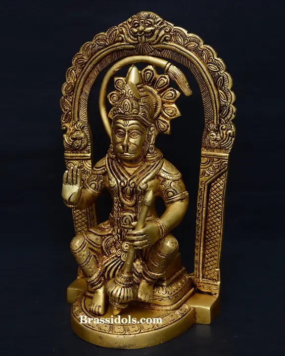 Frame Sitting Hanuman - secondary