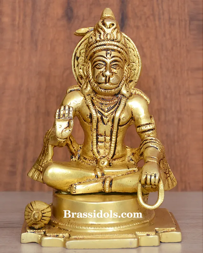 Base Sitting Hanuman - secondary