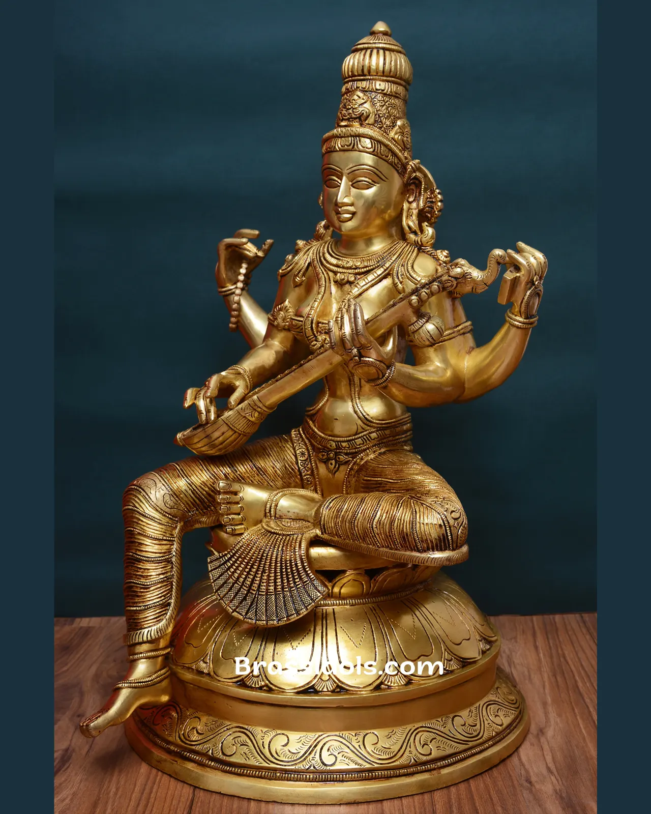 Brass Saraswati - secondary