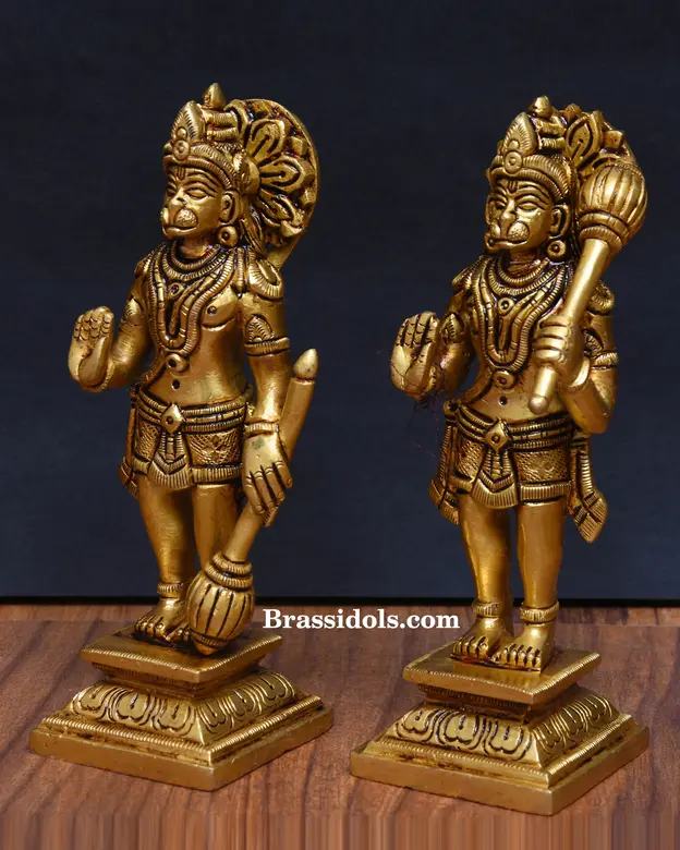 Standing Hanuman with Gada - secondary