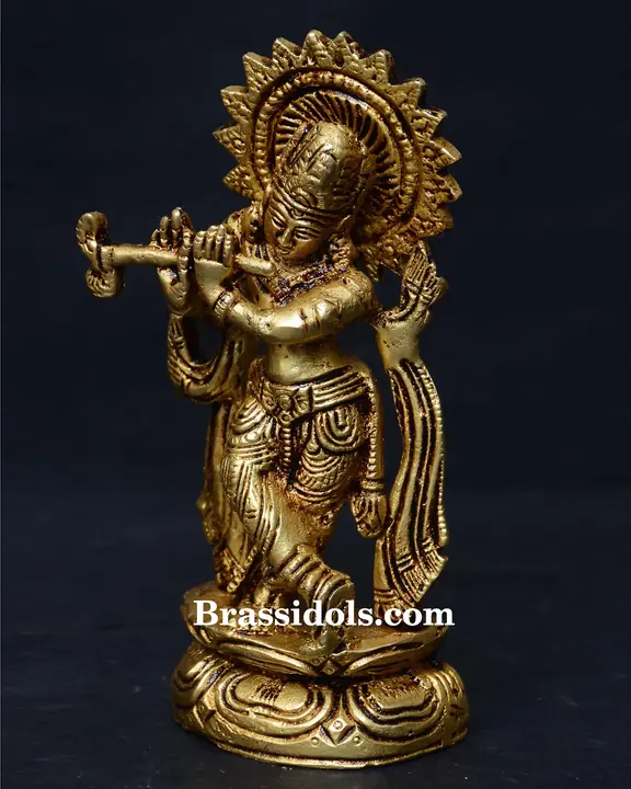 Round Base Krishna - secondary
