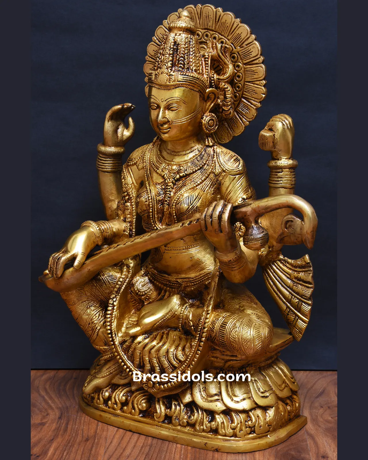 Brass Saraswati - secondary