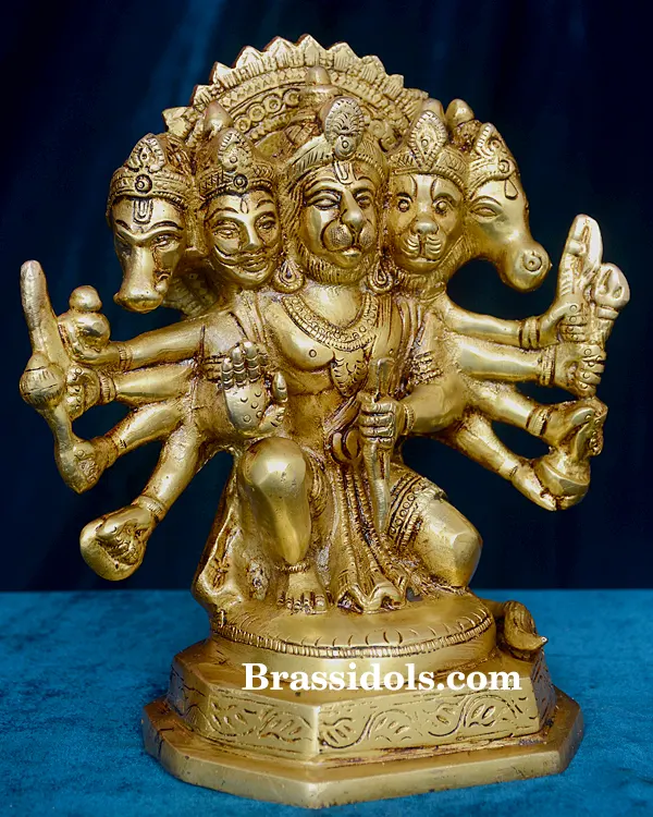 Panchmuki Hanuman (8 Inch) - secondary