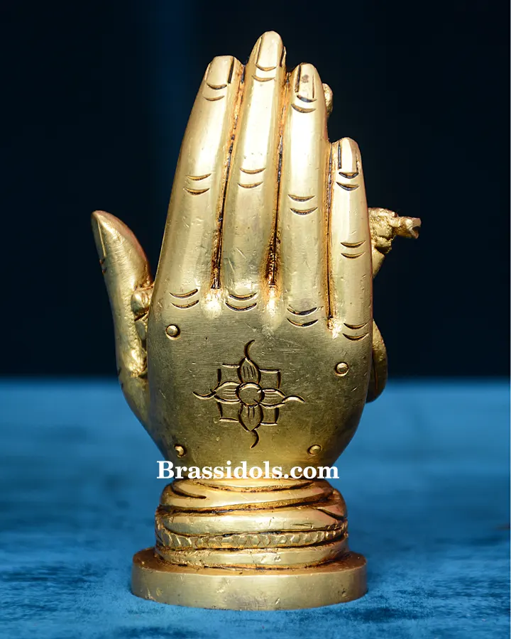 Hand Sitting Radha Krishna - secondary