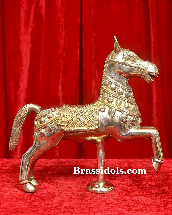 Jumping Horse 3.00 kgBrass Idols