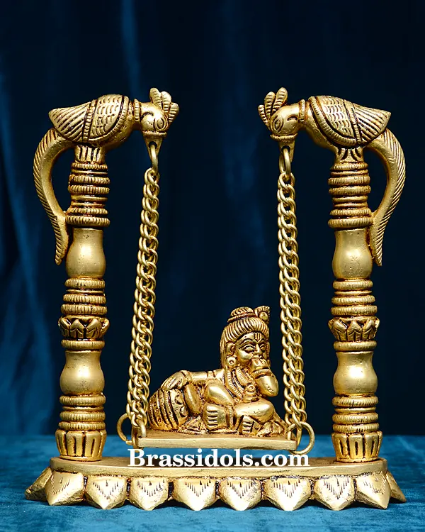 Krishna With SwingBrass Idols