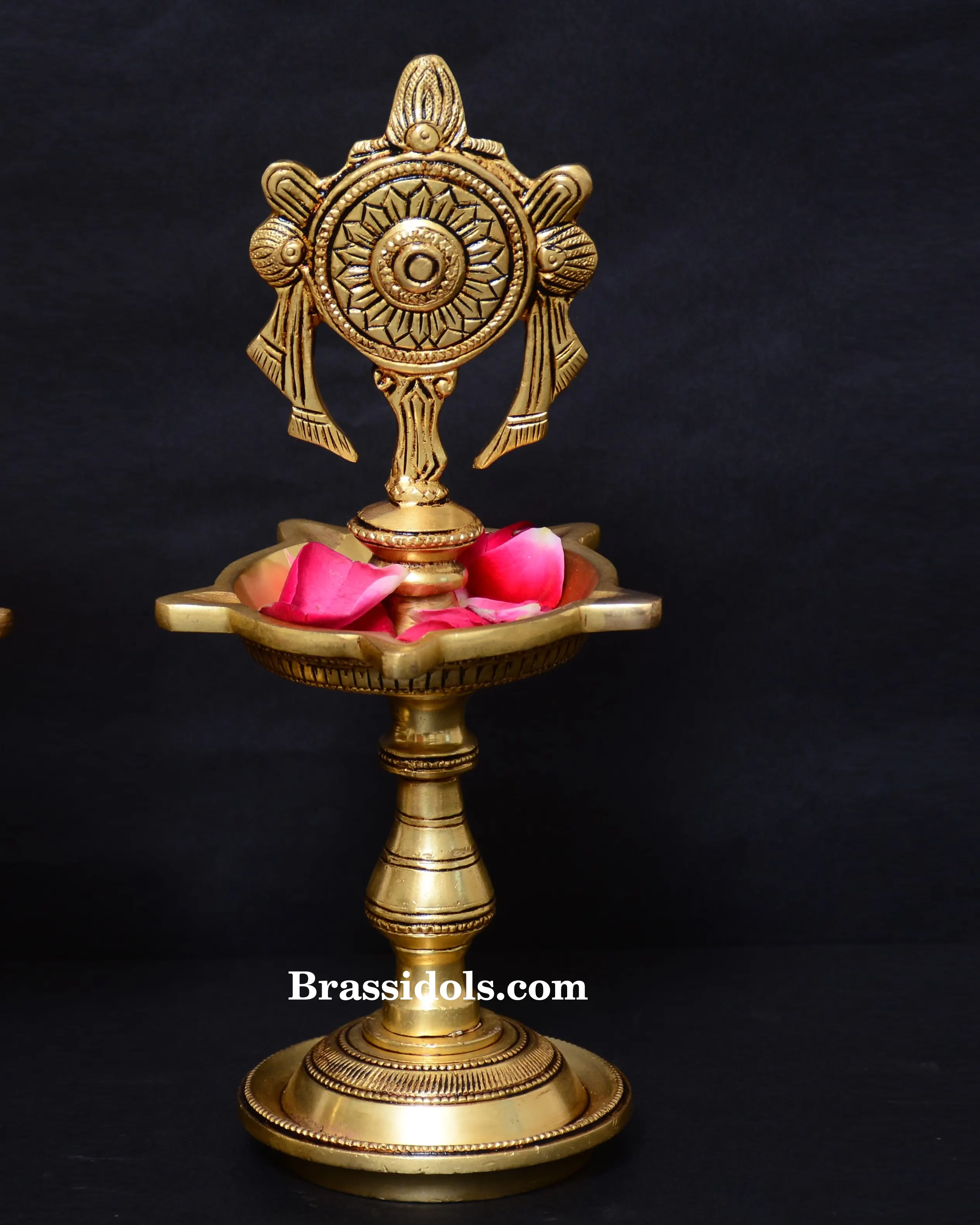 Standing Shank Chakra Deepak (Set) - secondary