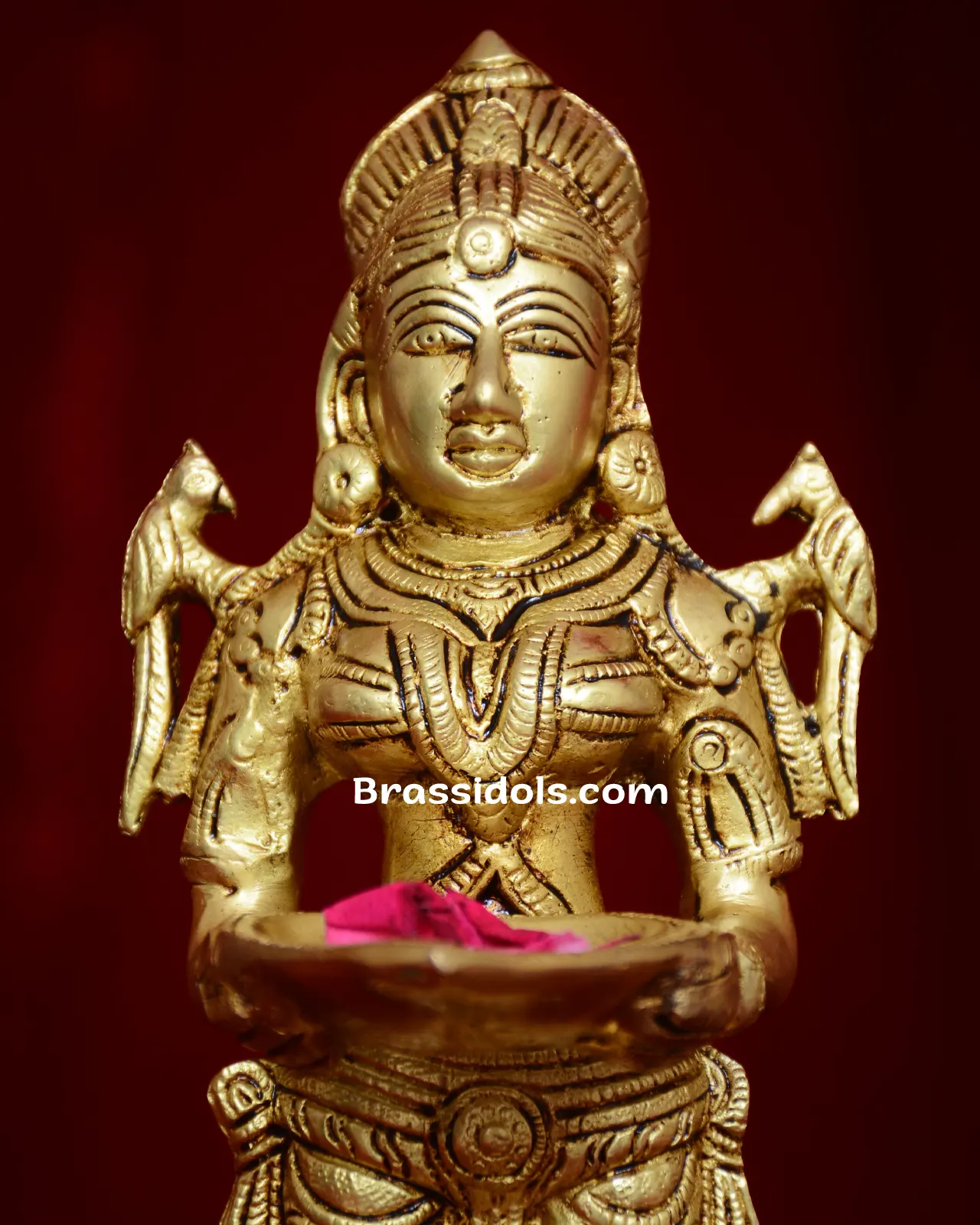 Deeplakshmi with parrot - secondary