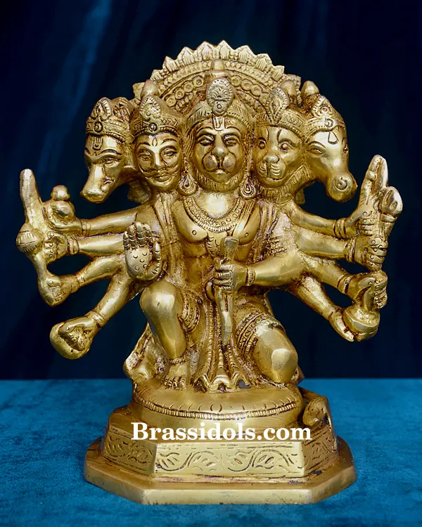 Panchmuki Hanuman (8 Inch)