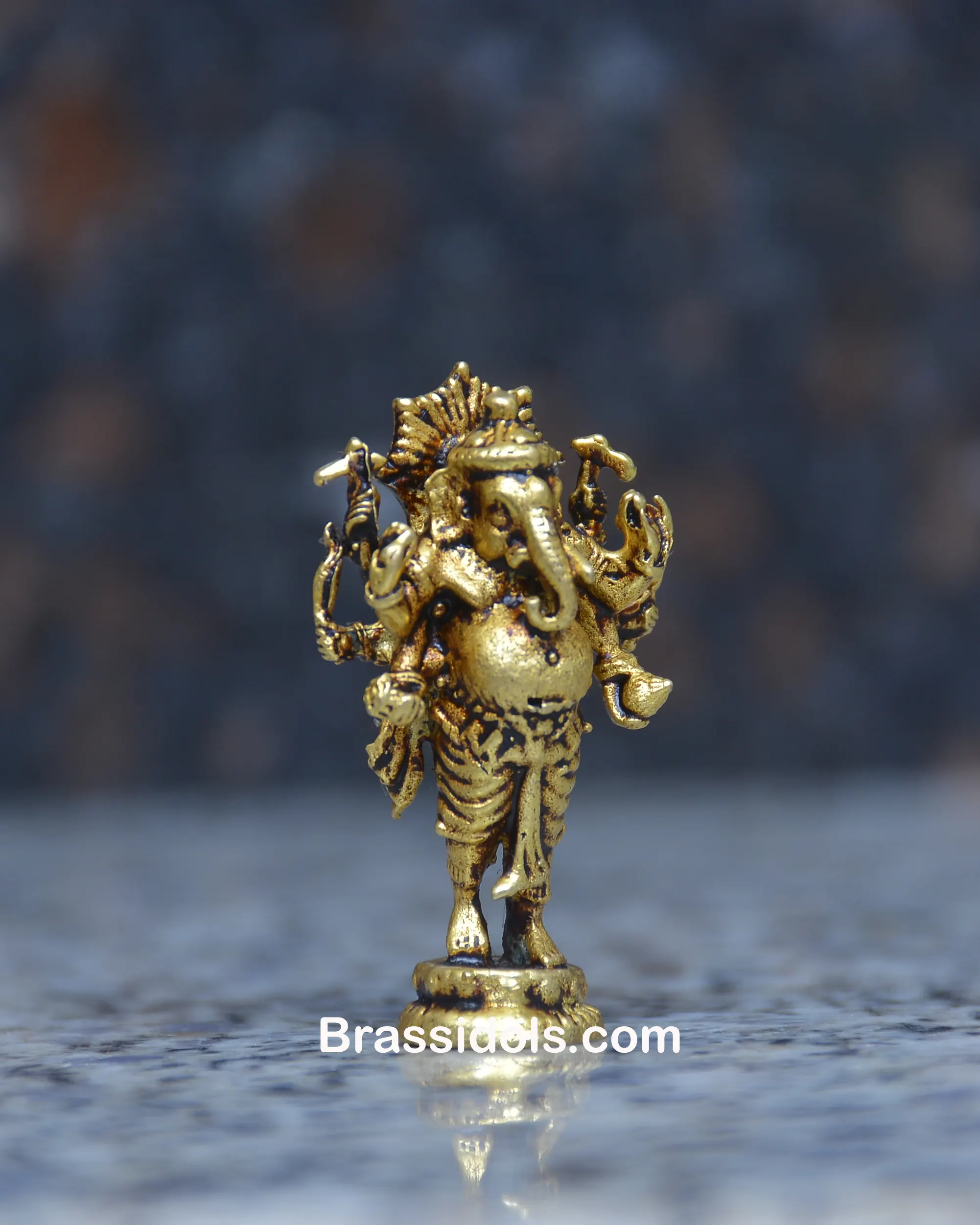 LIGHT WEIGHT STANDING TINY GANESH - secondary