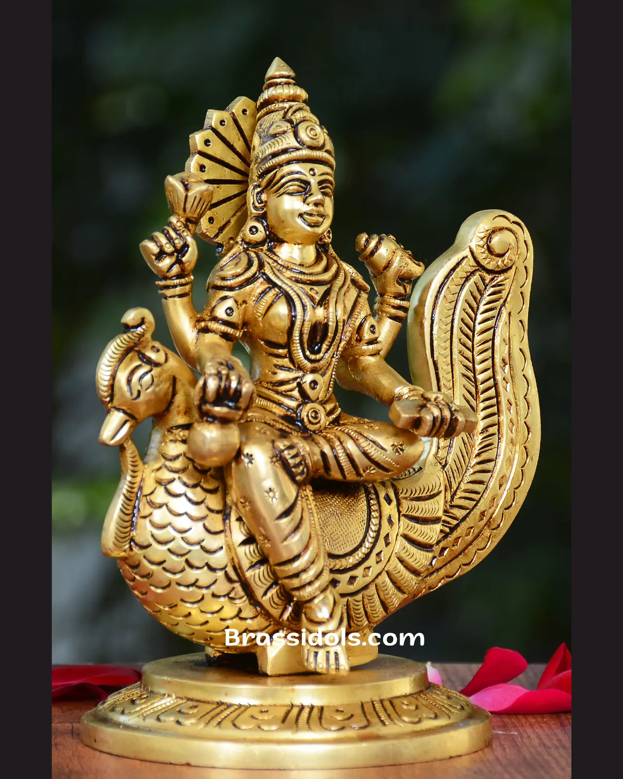 Brass Gayatri with Duck - secondary