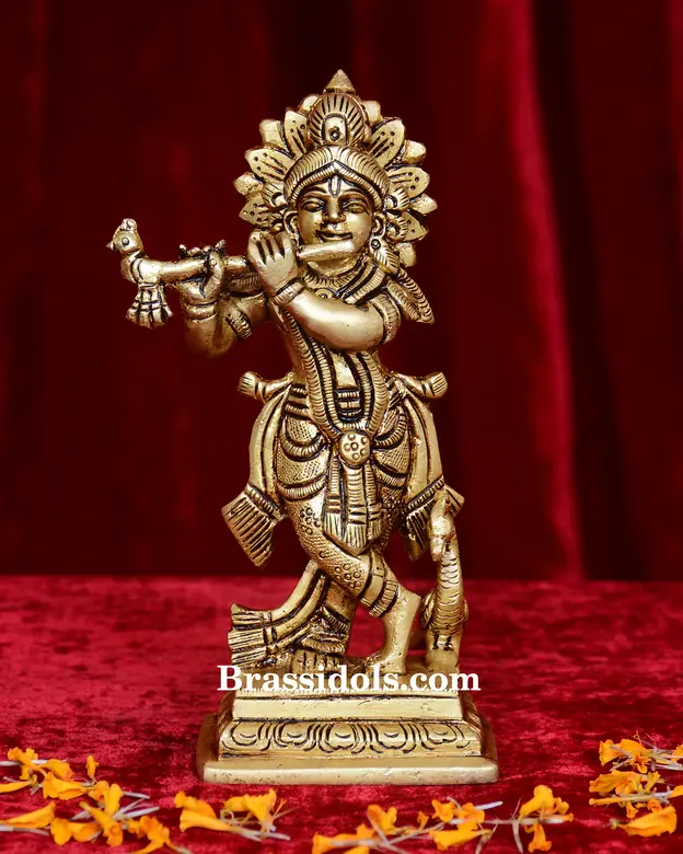 Standing Krishna Square Base