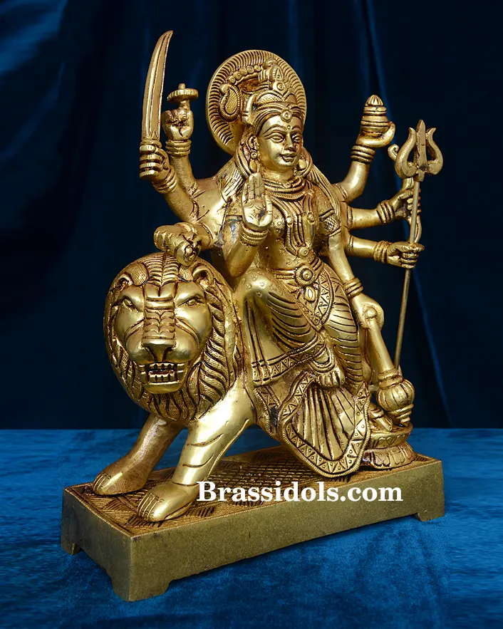 Brass Durga (10 Inch) - secondary