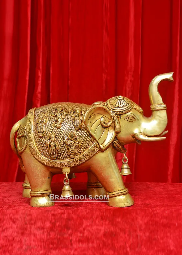Brass Dasaavtaar Elephant 10 inch - secondary