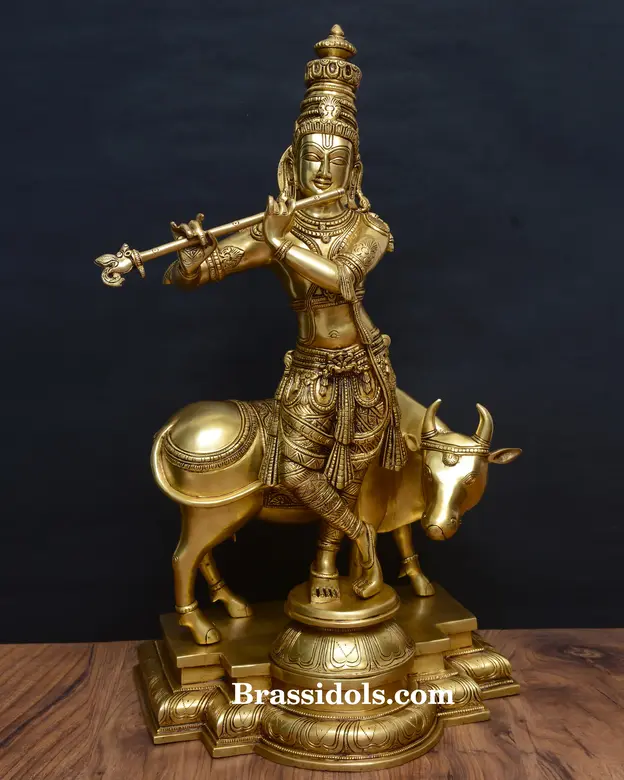 Square Base Krishna - secondary