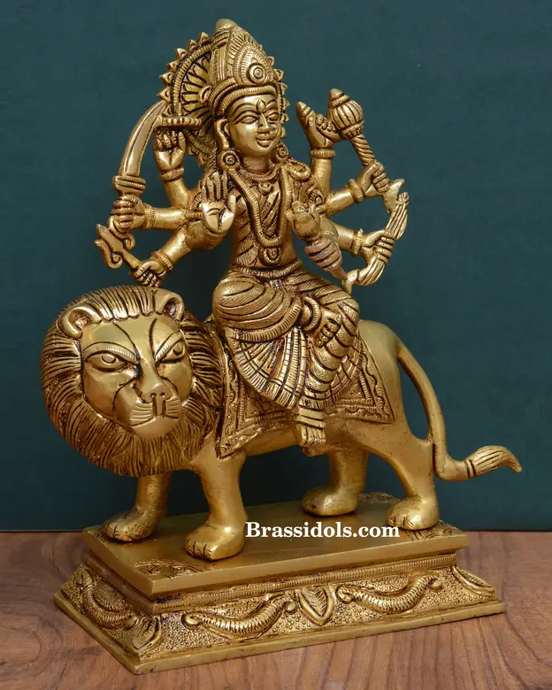 Brass Durga (11 Inch) - secondary
