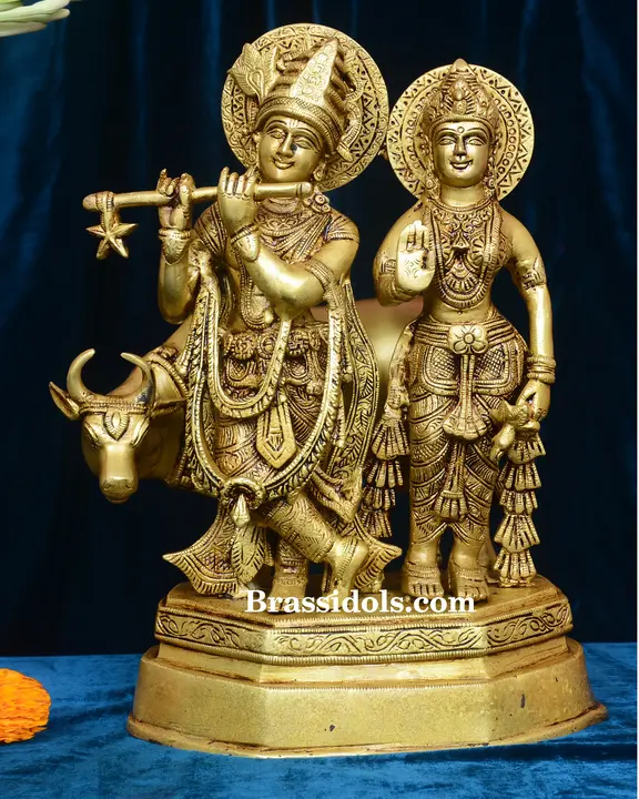 Standing Cow Radha Krishna